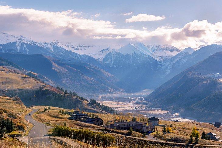 Vue depuis l'aéroport de Telluride