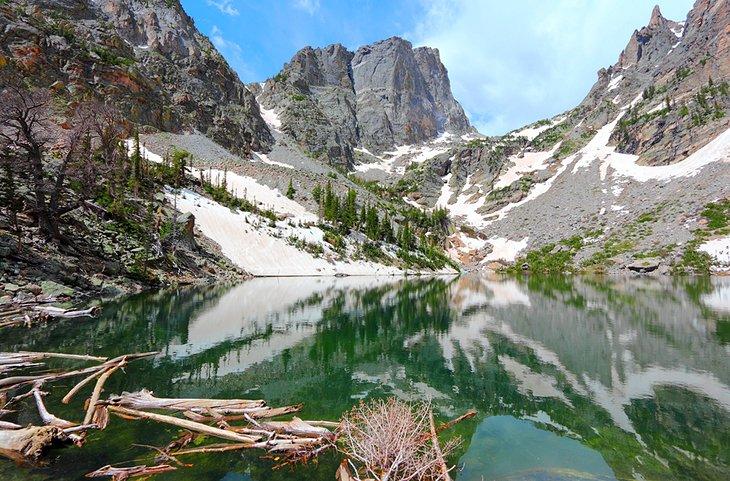 Lac Émeraude, parc national des Rocky Mountains