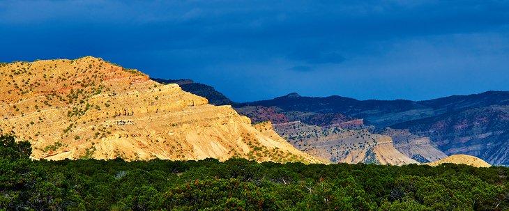 Book Cliffs près de Grand Junction