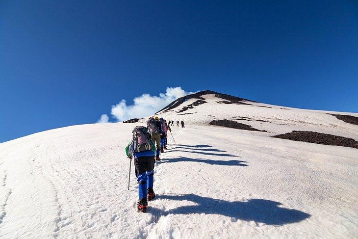 Randonnée au volcan Villarrica