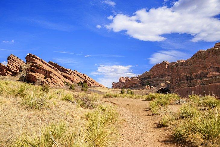 Sentier de randonnée au parc Red Rocks