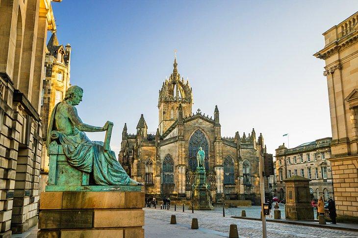 La Royal Mile en Edimburgo