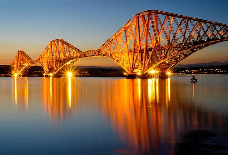 Puente de Forth al amanecer