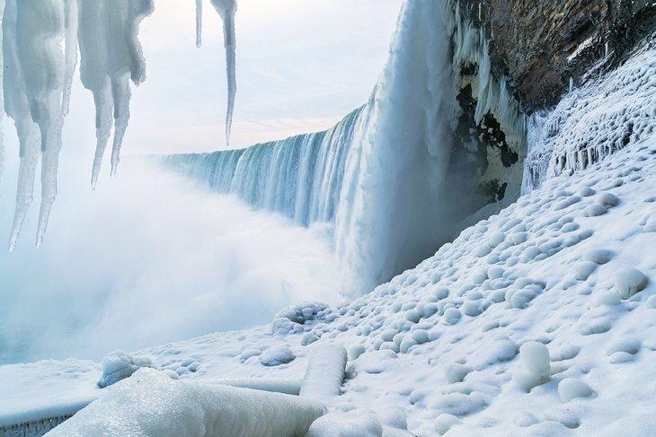 Cataratas del Niágara en invierno