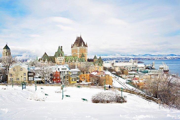 Ciudad de Quebec en invierno