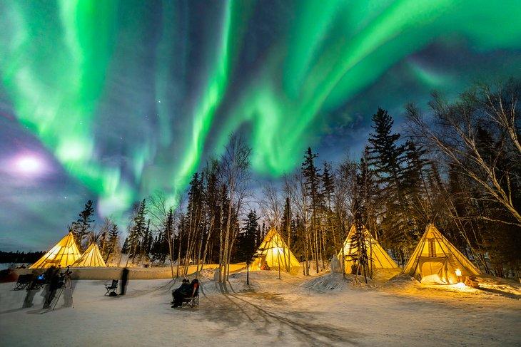 Auroras Boreales en Yellowknife