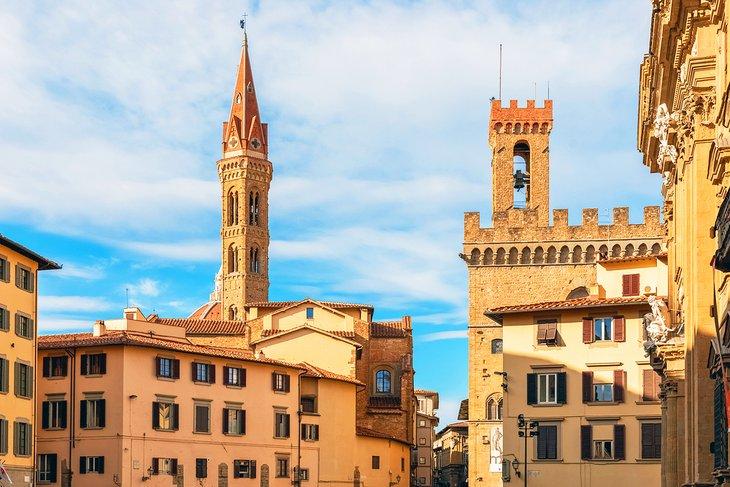 Edificios históricos en la Plaza San Firenze