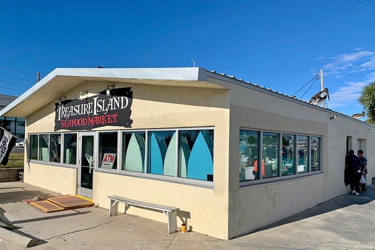 Mercado de mariscos Treasure Island