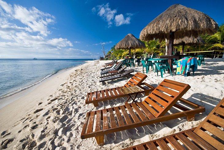 Playa en Cozumel