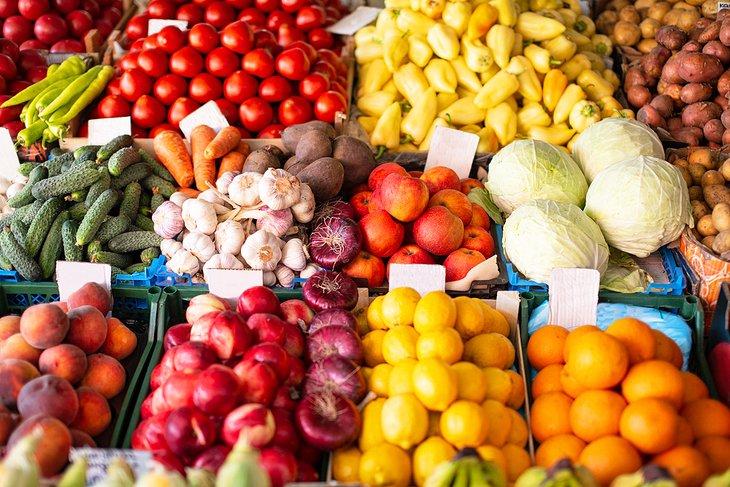 Productos frescos del mercado
