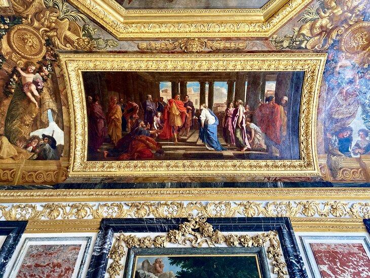 Pinturas en el techo del Apartamento de la Reina