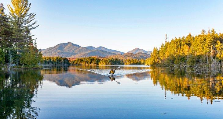 Kayak en los Adirondacks