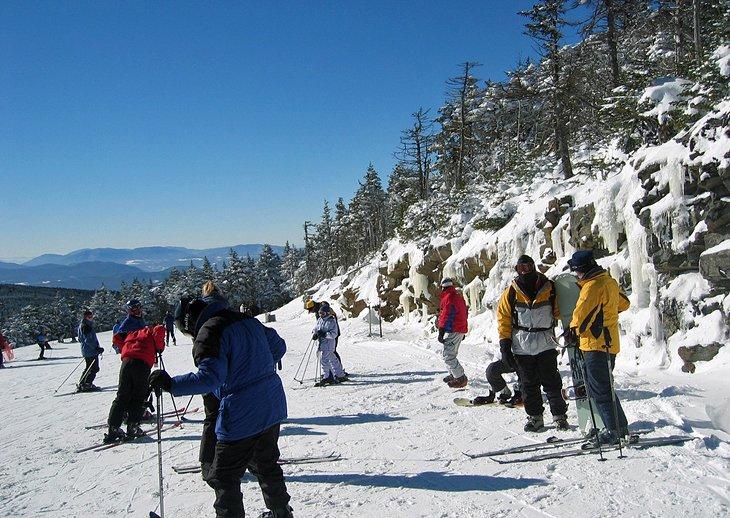 Esquiadores en Killington