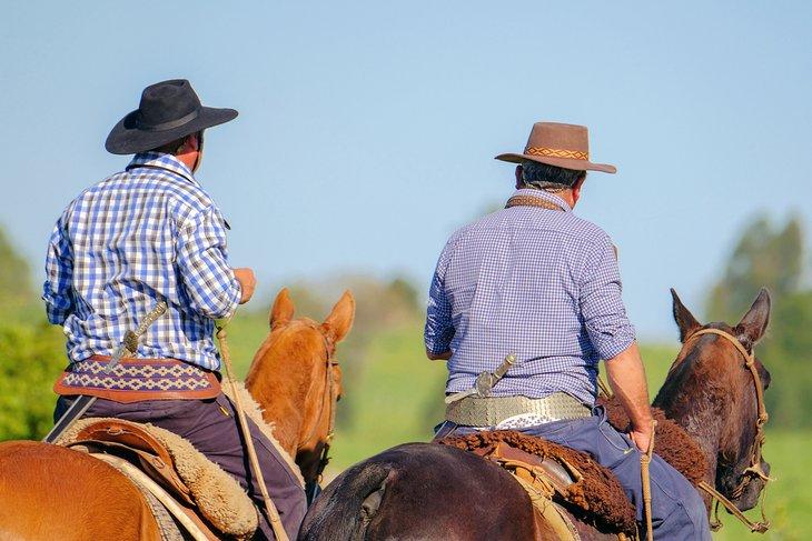 Gauchos en Uruguay