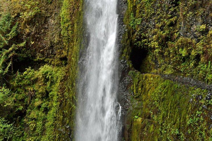 Las impresionantes Cataratas Tunnel en la Alternativa Eagle Creek