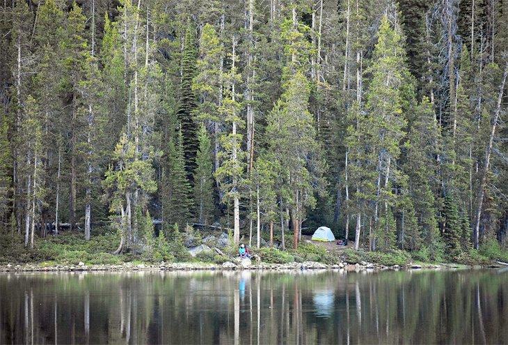 Acampada en las Sawtooths