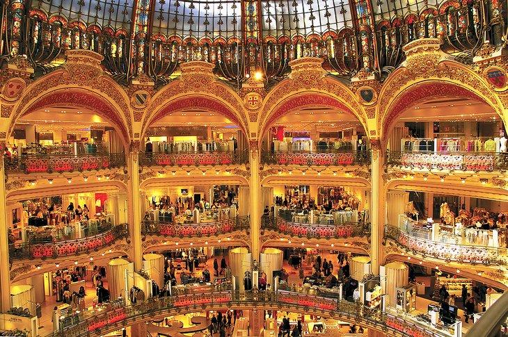 Galeries Lafayette en París