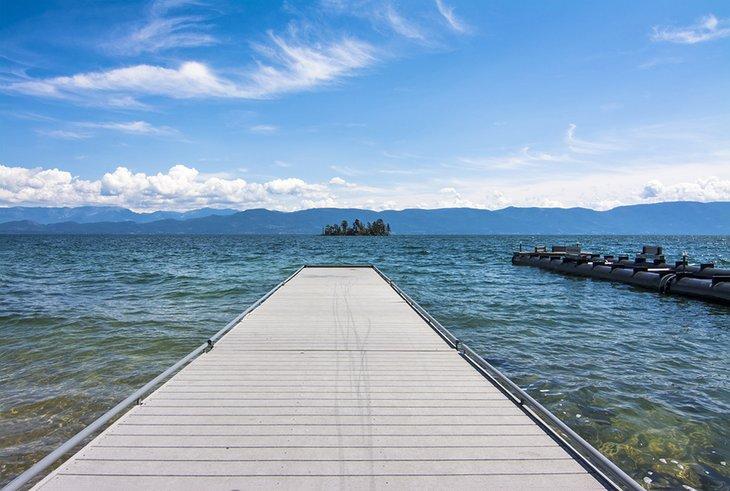 Quai public au lac Flathead
