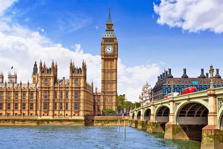 Big Ben et la rivière Thames