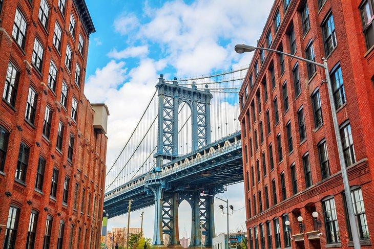Pont Manhattan vu depuis Dumbo, Brooklyn