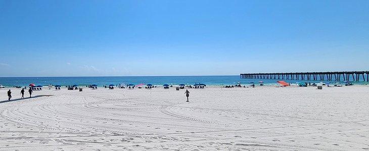 El muelle en la playa Casino (Playa de Pensacola)