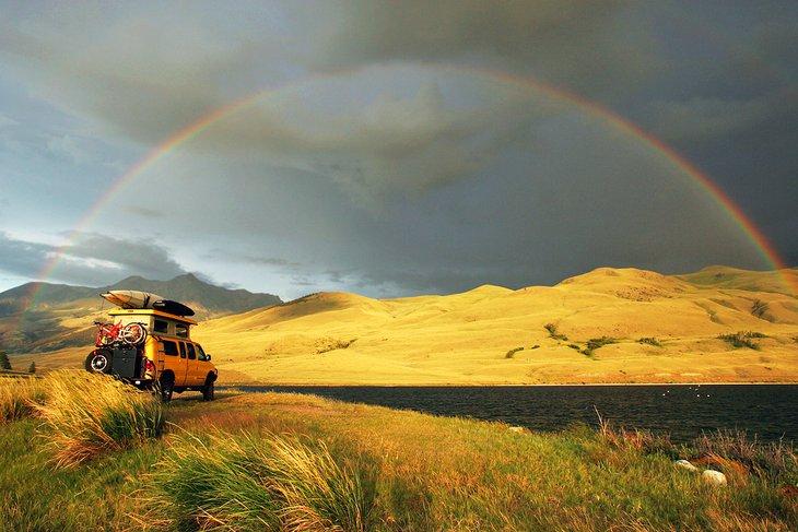 Camping primitivo cerca de Bozeman