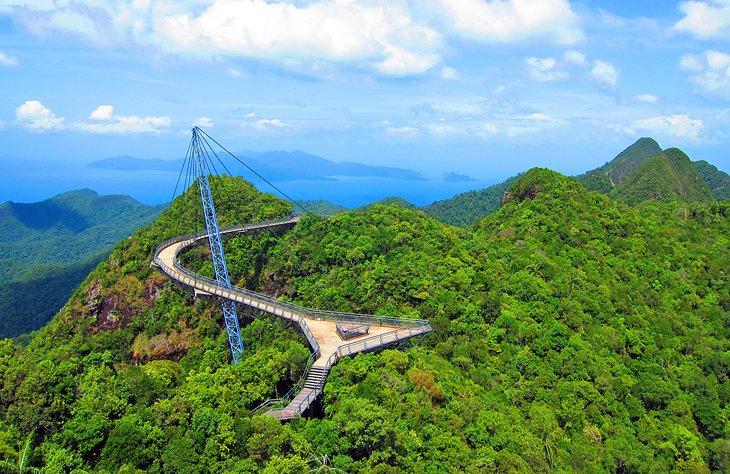 Puente del cielo de Langkawi
