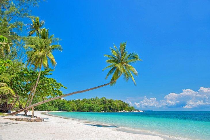 Playa tropical en la Isla Bintan