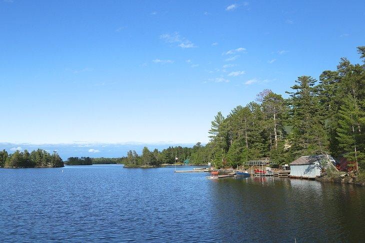 Paisaje cerca del Parque Nacional Voyageurs