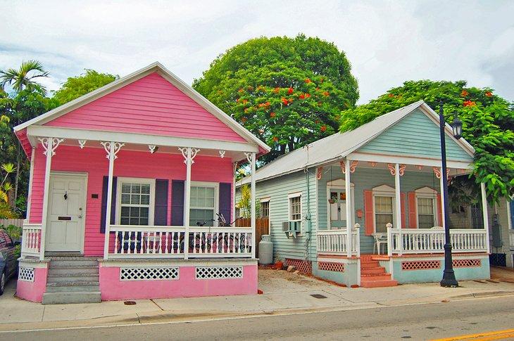 Arquitectura de estilo Conch en Key West
