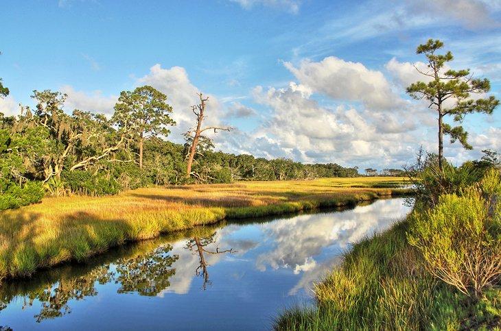 Clam Creek en Jekyll Island