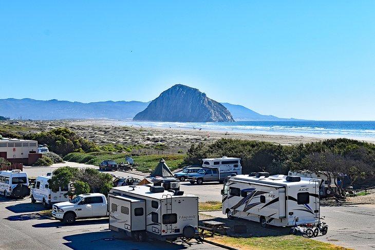 Campamento en Morro Strand State Beach