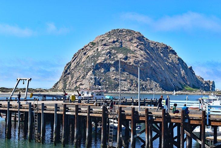 Vista desde el muelle T de Morro Bay