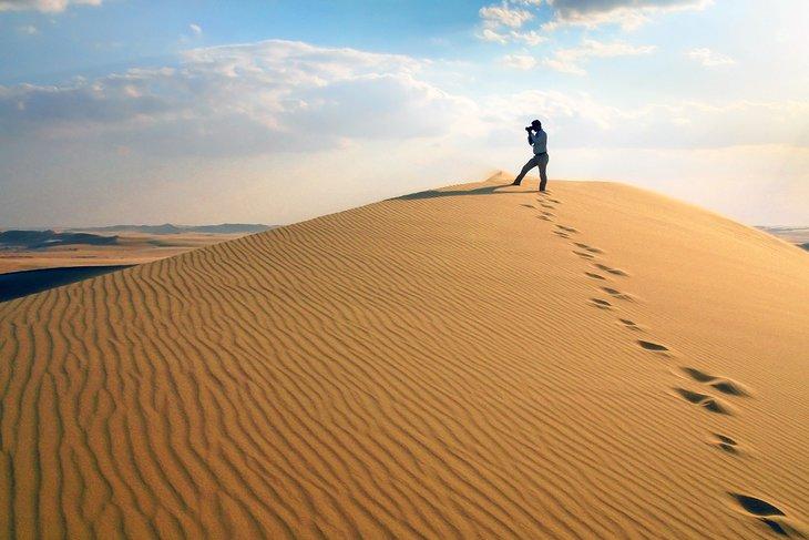 Dunas del Gran Mar de Arena cerca de Siwa