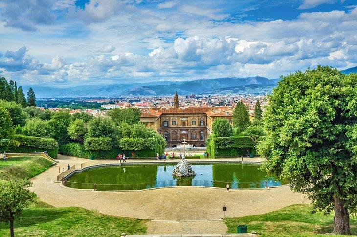 Jardins de Boboli et Palais Pitti