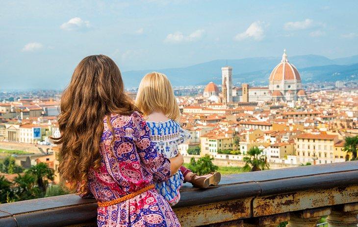 Florence avec des enfants