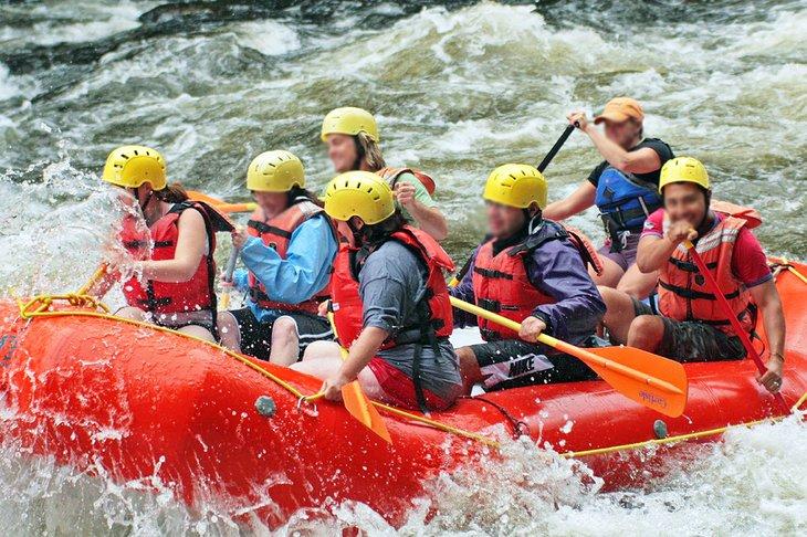 Rafting en el río Hudson