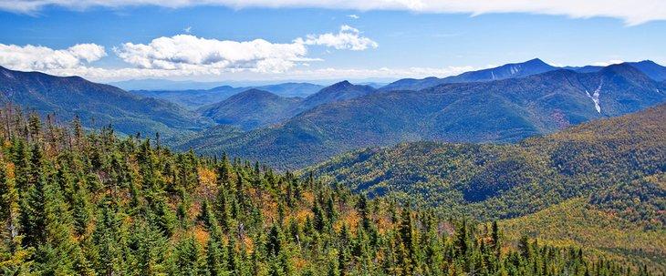 Vista de las Montañas Altas Adirondack desde Prospect Mountain
