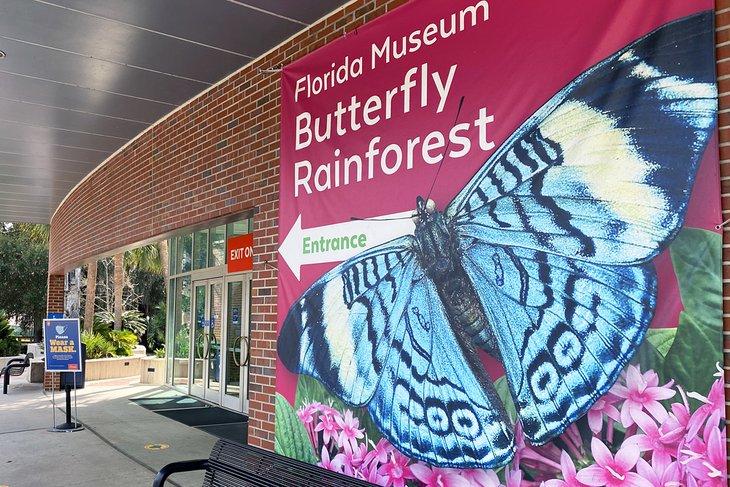 Entrada a la Selva de Mariposas