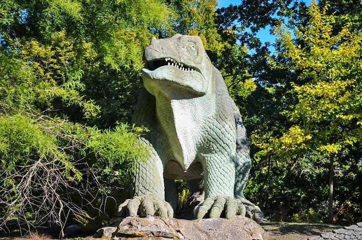 Dinosaurio en Crystal Palace Park