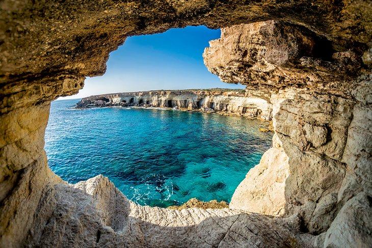 Cuevas Marinas cerca de Ayia Napa, Chipre