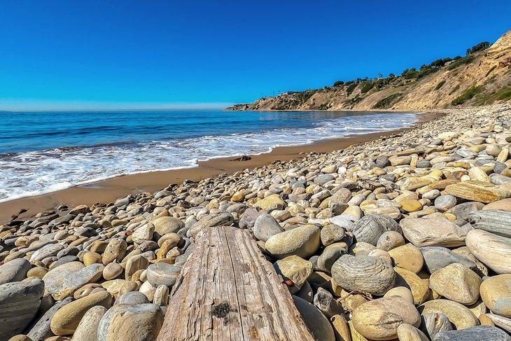 Plage d'Abalone Cove sur la péninsule de Palos Verdes