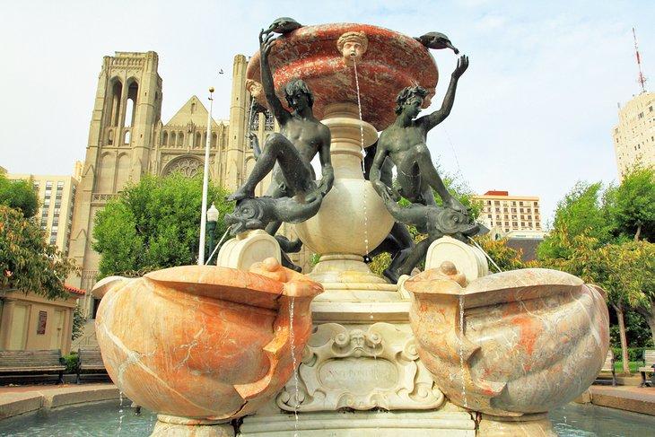 Fontaine des Tortues dans Huntington Park