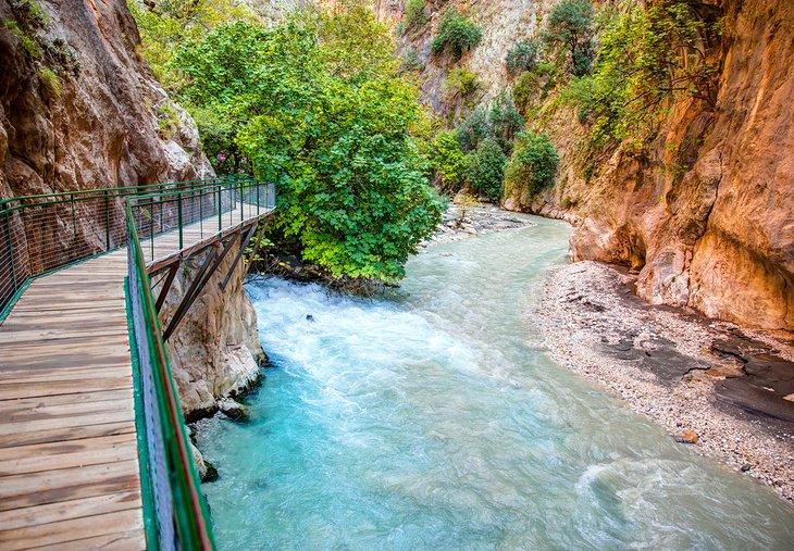 Entrada al desfiladero de Saklıkent