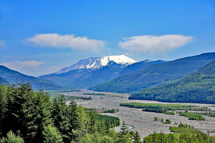 Monte St. Helens y el Valle del río Toutle