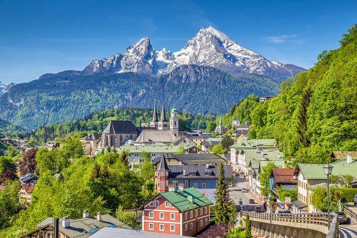 Berchtesgaden avec le mont Watzmann en arrière-plan
