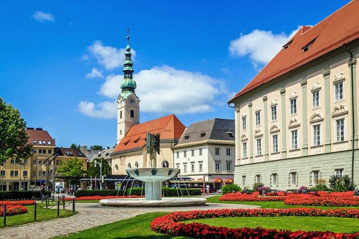 La vieille ville du marché de Klagenfurt