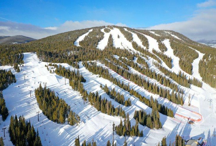 Luftaufnahme des Eldora Ski Resort