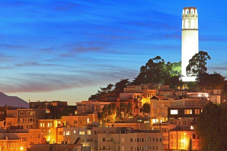 Tour Coit à San Francisco