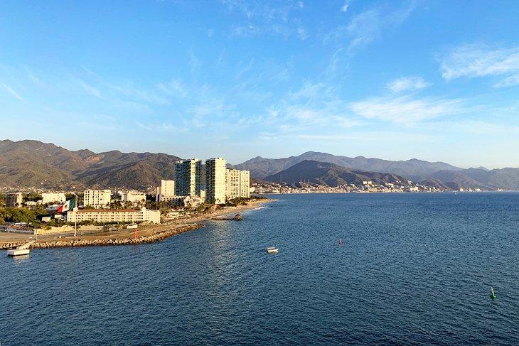 Vista aérea de la Bahía de Banderas